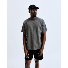 Reigning Champ Men Knit Midweight Jersey Classic T-Shirt Heather Carbon RC-1474-HCAR - T-SHIRTS - Canada