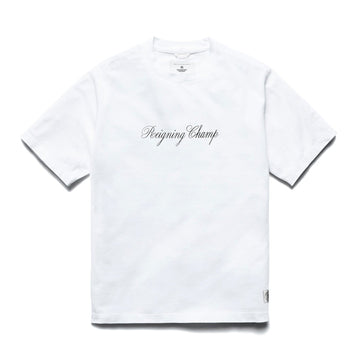 Reigning Champ Men Knit Rcac T-Shirt White RC-1488-WHT - T-SHIRTS - Canada