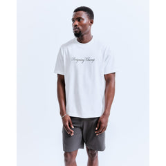 Reigning Champ Men Knit Rcac T-Shirt White RC-1488-WHT - T-SHIRTS - Canada