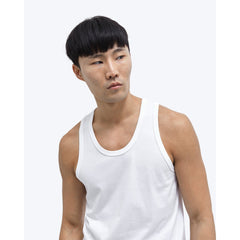 Reigning Champ Men Knit Ringspun Jersey Tank Top White RC-1072-WHT - T-SHIRTS - Canada