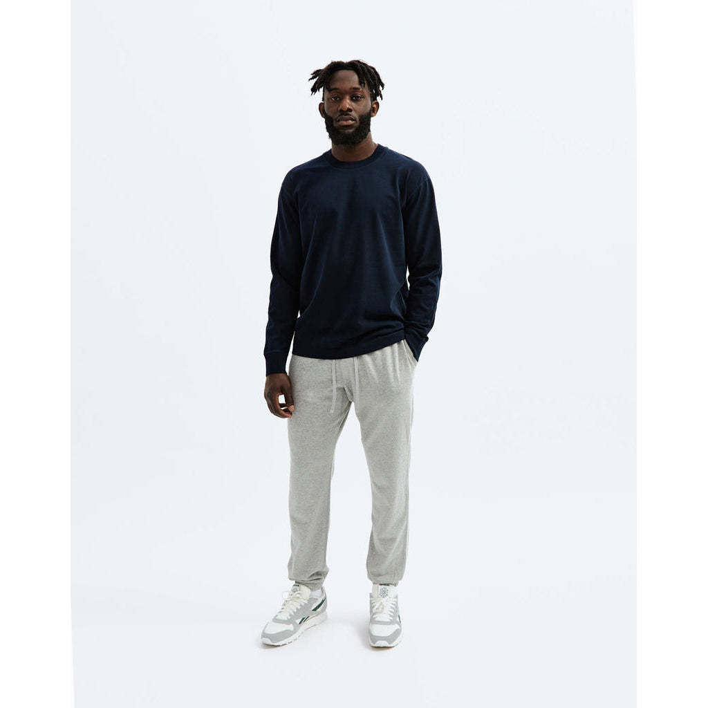 Midweight Terry Cuffed Sweatpant Heather Grey
