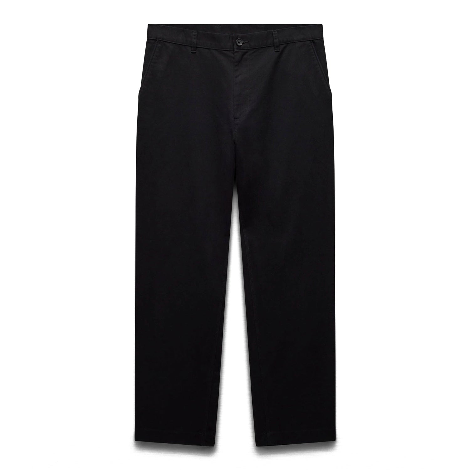 Reigning Champ Men Woven Cotton Chino Ivy Pant Black - BOTTOMS - Canada