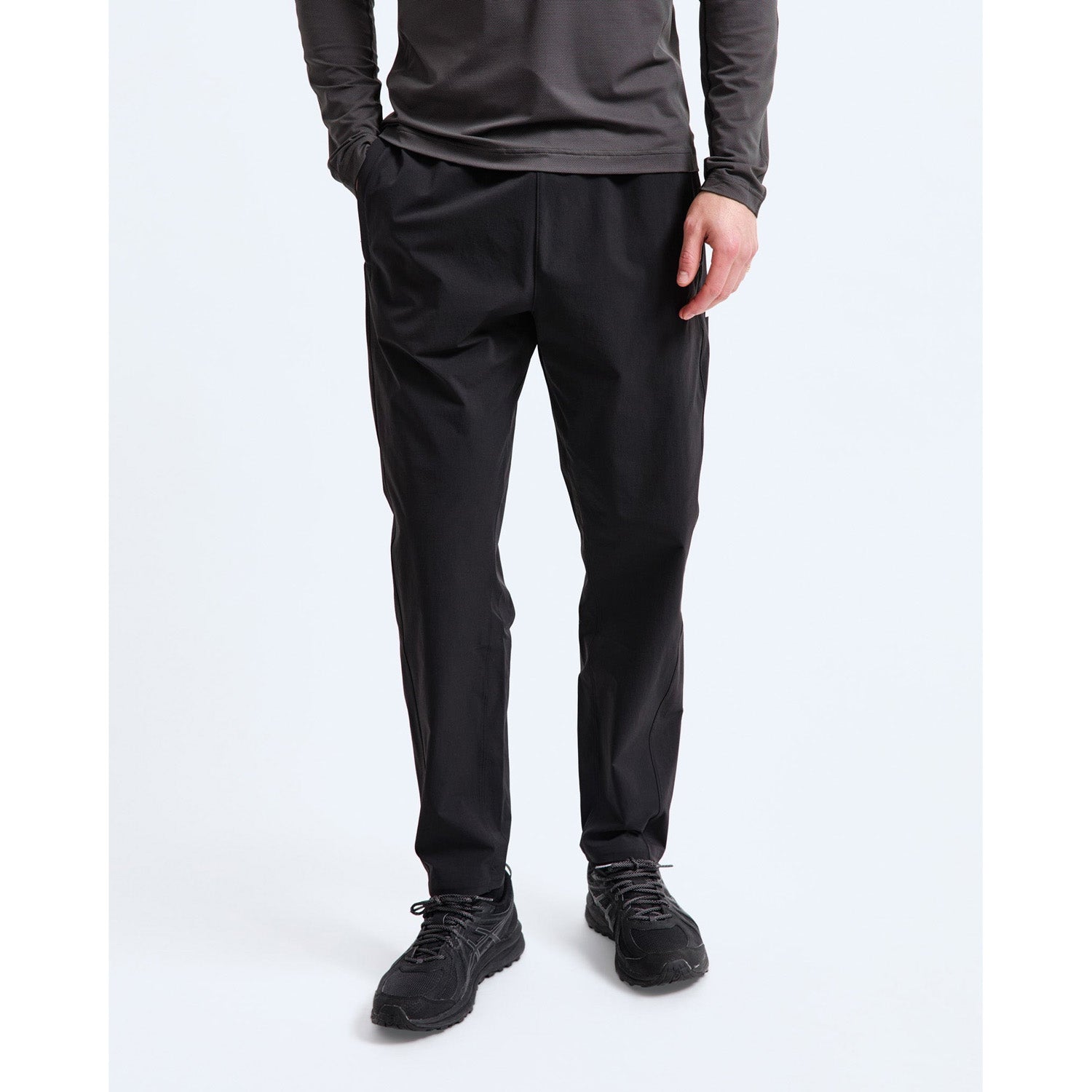 Reigning Champ Men Woven Nylon Oxford Team Pant Black RC-5498-BLK - BOTTOMS - Canada