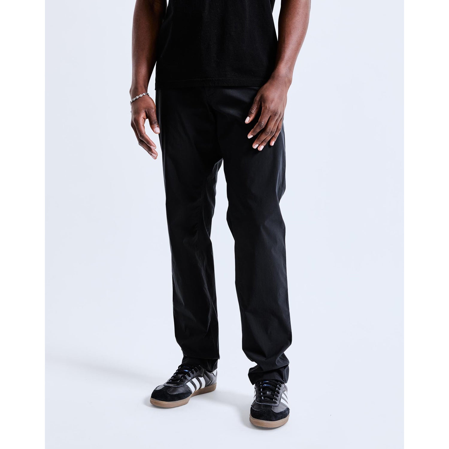 Reigning Champ Men Woven Solotex Cotton Freshman Pant Black RC-5558-BLK - BOTTOMS - Canada