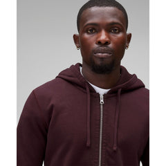 Reigning Champ Men’s Knit Midweight Terry Slim Zip Hoodie Ox Blood RC-3990-OXB - SWEATERS - Canada