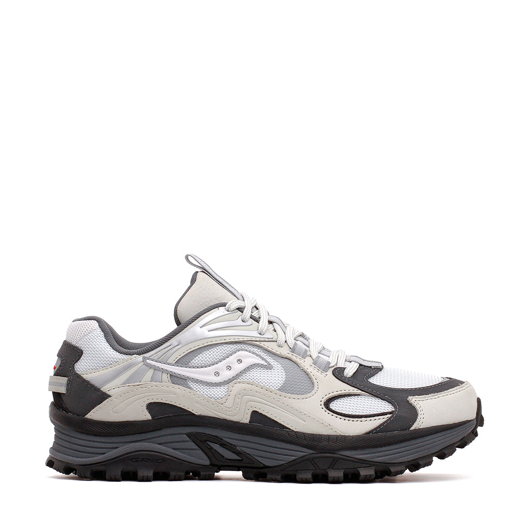 Saucony Men Grid Aura X White Silver S70908-1 - FOOTWEAR - Canada