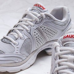 Saucony Men Progrid Triumph 4 White Silver S70841-1 - FOOTWEAR - Canada