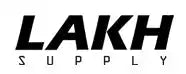 Simple black text logo displaying ’LAKH SUPPLY’ in bold letters.