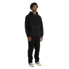 Taikan Men Custom Hoodie Black Contrast Stitch TH0001-BLKCST - T-SHIRTS - Canada