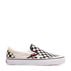 Vans Men Classic Slip-On 138 Sidestripe Black Checkerboard VN000BW3BKC - FOOTWEAR - Canada