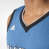 New M Adidas Andrew Wiggins Minnesota Timberwolves Sleeve Jersey A63216 Men  NBA