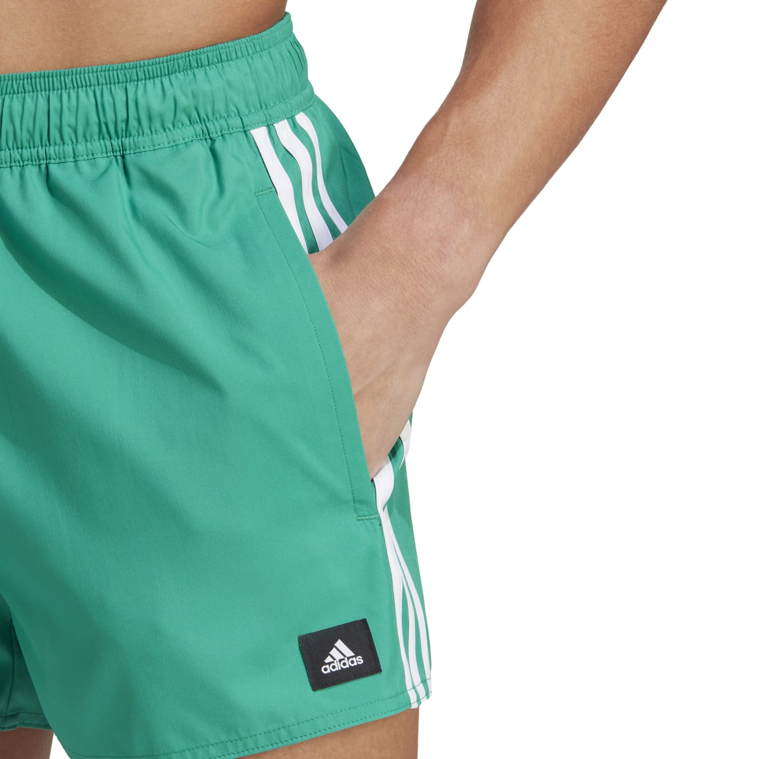 Shorts CLX Swim Men – Green Adidas 3-Stripes HT4374