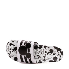 Adidas Men X Disney Mickey Mouse Adilette Comfort Black White GW1057 - FOOTWEAR - Canada