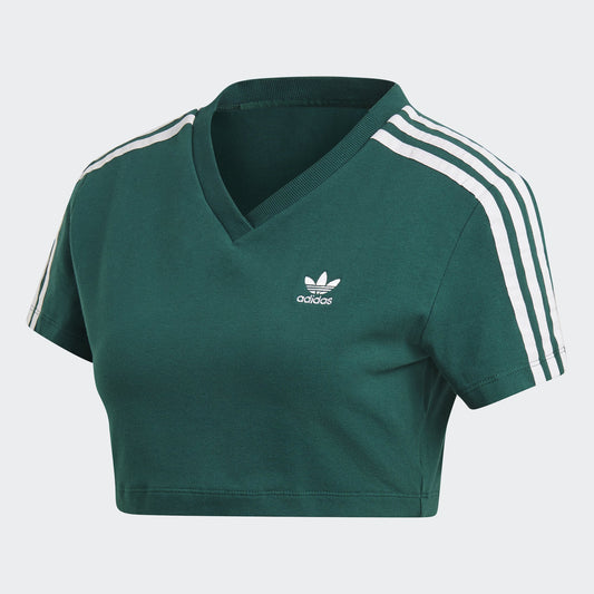 Adidas Originals Cropped Tee Women Green DV2631 - T-SHIRTS - CerbeShops - Canada