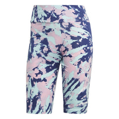 Adidas Originals Short Tight Tie Dye Vapour Blue Pink Women GL6350 - SHORTS - Solestop.com - Canada