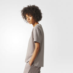 adidas youtube originals xbyo tee t shirt vapour grey women bp6088 584 medium