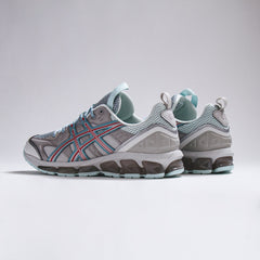 Asics Men US3-S Gel-Quantum 360 VII KISO Glacier Grey Cayenne 1201A629-021 - FOOTWEAR - Canada