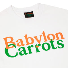 Carrots Men x Babylon Stacked Logo Tee White SLT-WHT - T-SHIRTS - Canada