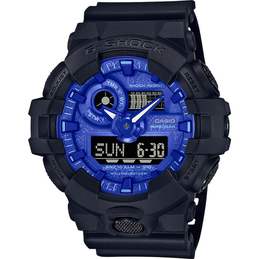 Casio G-Shock GA700 Paisley Blue GA700BP-1A - ACCESSORIES - Canada