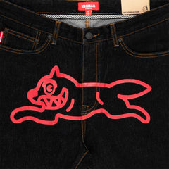 Ice Cream Men Cherry sylvian Jean Raw Black - BOTTOMS - Canada