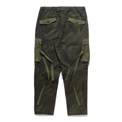 Maharishi Men Pointillist Camo Cargo Track Pants Jungle - BOTTOMS - Canada