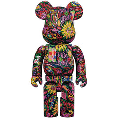 Medicom Japan Pyschedelic Paisley 1000% Bearbrick SEP218232I - COLLECTIBLES - Canada