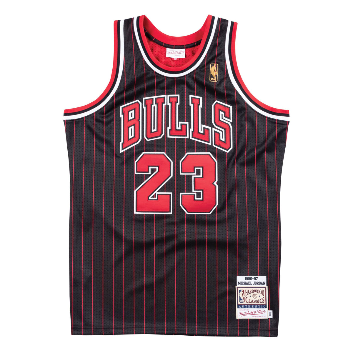 Mitchell & Ness Men NBA Chicago Bulls Authentic Jersey Michael Jordan Black  '96-97 AJY18126CBU96MJ