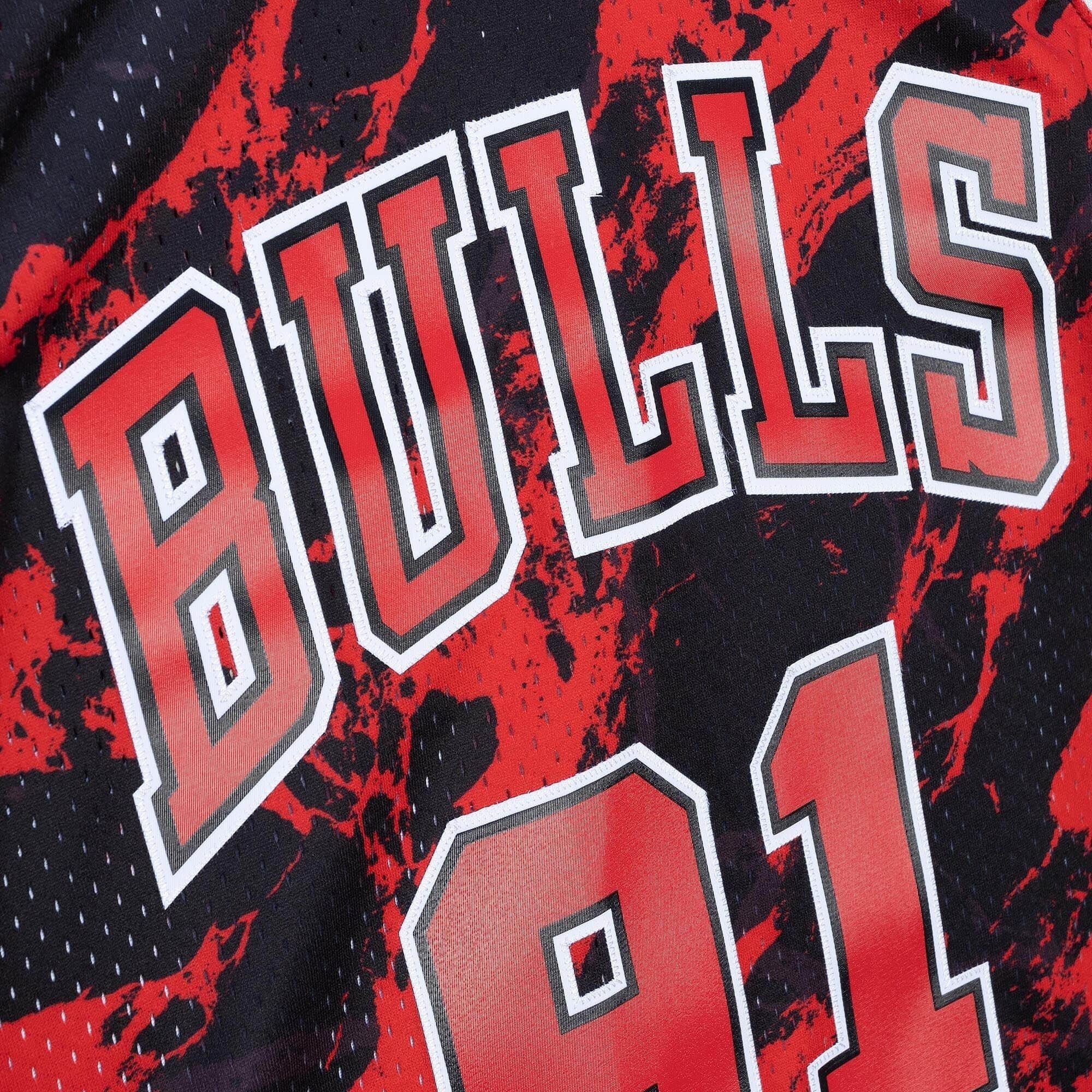 Dennis Rodman Chicago Bulls Red Swingman Jersey Mitchell & Ness