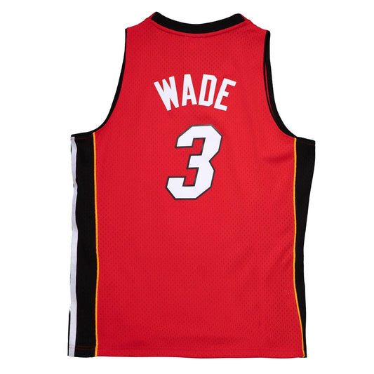 Mitchell & Ness Men NBA Miami Heat Swingman Jersey Dwayne Wade Red ’05-06 SMJY3495MHE05DW - TANK TOPS - Canada