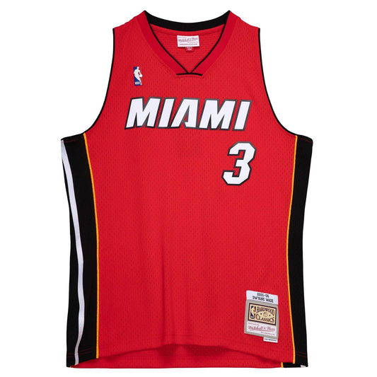 Mitchell & Ness Men NBA Miami Heat Swingman Jersey Dwayne Wade Red ’05-06 SMJY3495MHE05DW - TANK TOPS - Canada