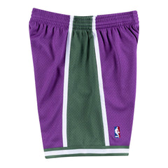 Mitchell & Ness Men NBA Milwaukee Bucks Swingman Short Purple 2000 SMSH18032MBUL00 - SHORTS - Canada