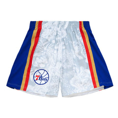 Mitchell & Ness Men NBA Philadelphia 76ers CNY 4.0 Swingman Short White PFSW1249P7696W - SHORTS - Canada