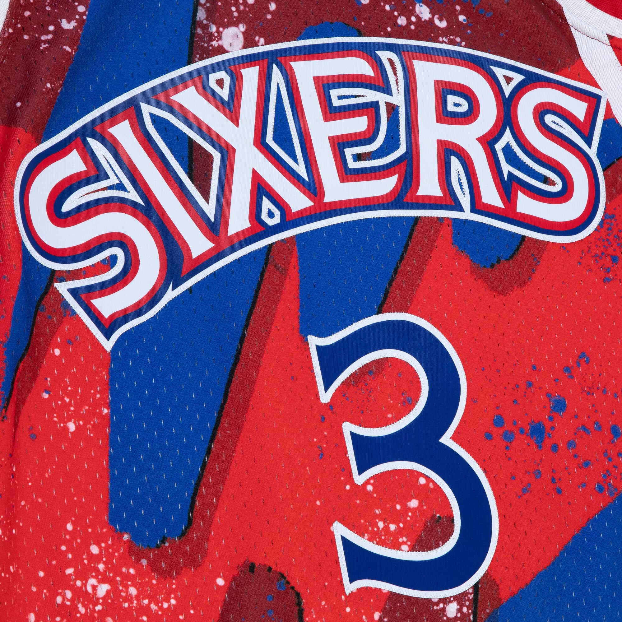 76ers Jerseys 3 Allen Iverson Basketball Jerseys - China Philadelphia and  76ers price