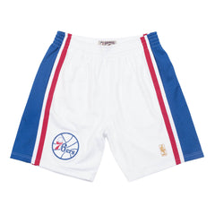 Mitchell & Ness Men NBA Philadelphia 76ers Swingman Short White 1996 SMSH18246P76W96 - SHORTS - Canada