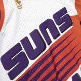 Mens Steve Nash Mitchell & Ness Suns Cream Jersey Off White/White/White