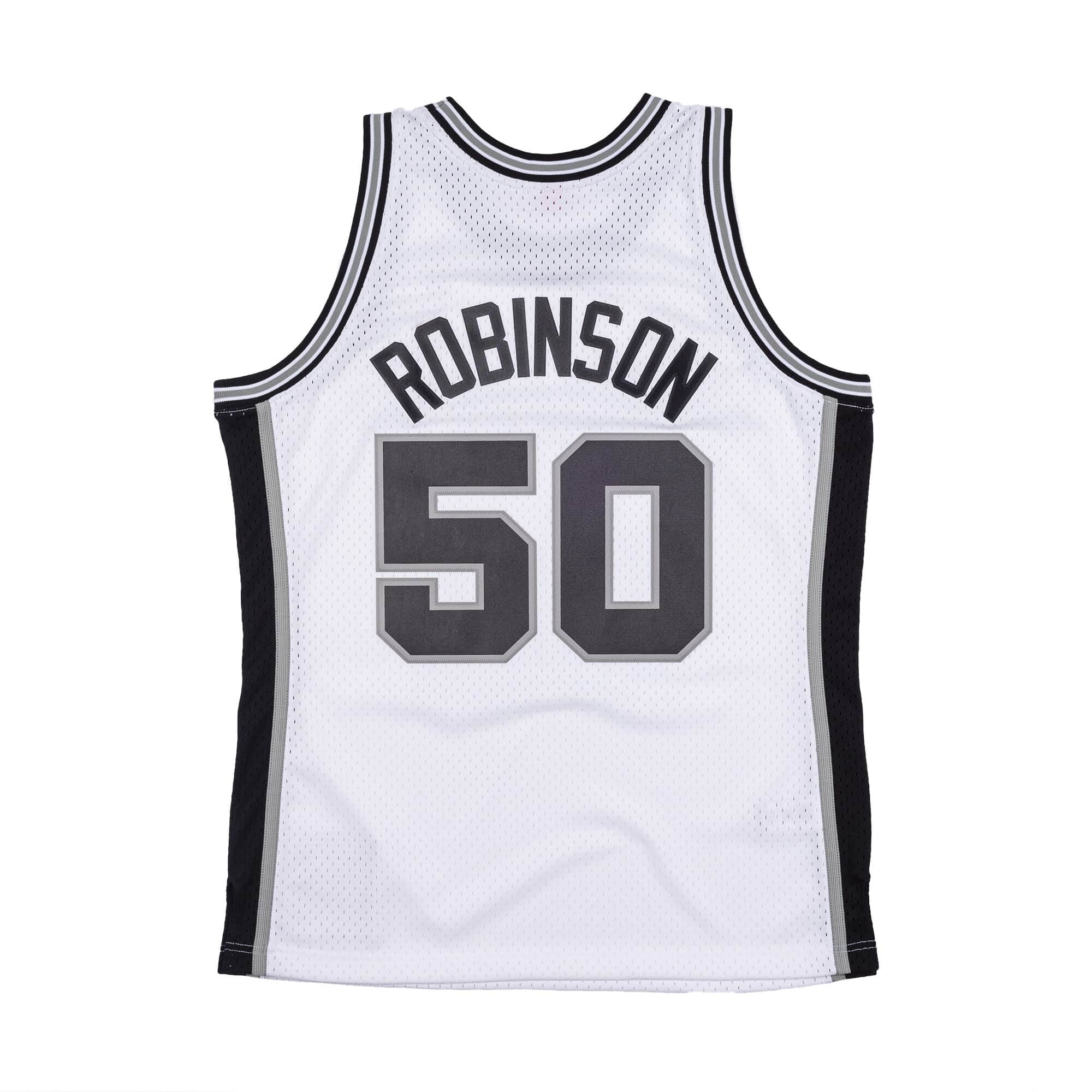 Mitchell & Ness Men NBA San Antonio Spurs Swingman Jersey David Robinson  White '98-99 – HotelomegaShops