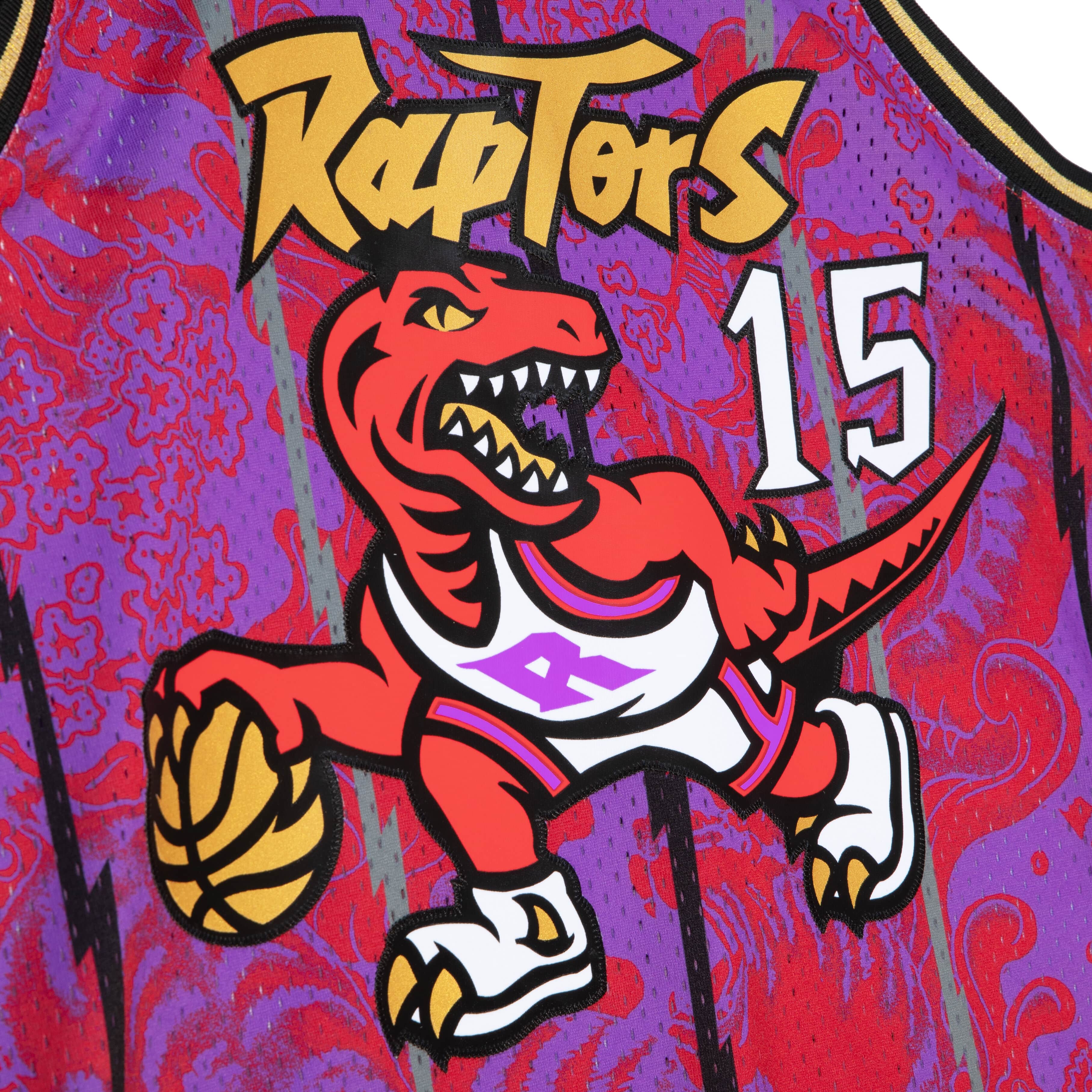Vince Carter Toronto Raptors Purple Front Black Back Jersey