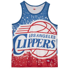 Mitchell & Ness NBA Los Angeles Clippers Jumbotron Tank Red MSTKAJ19070LACR - TANK TOPS - Canada