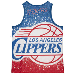 Mitchell & Ness NBA Los Angeles Clippers Jumbotron Tank Red MSTKAJ19070LACR - TANK TOPS - Canada