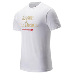 T-SHIRTS - New Balance Inspire The Dream Tee White Men MT01602-WHT