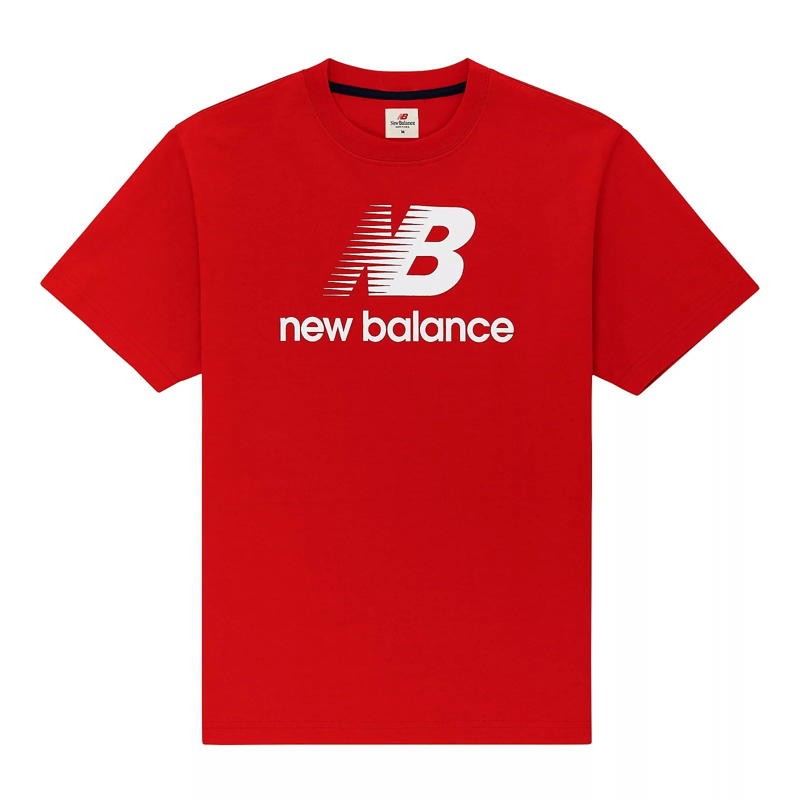 New Balance Men x Short Sleeve T-Shirt Made In USA Team Red – Solestop.com