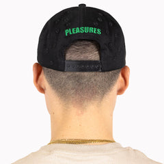 Pleasures Eyelet Snapback Black - HEADWEAR - Canada