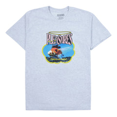 Pleasures Men Bowl T-Shirt Ash Grey - T-SHIRTS - Canada