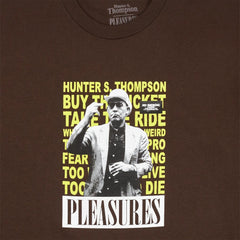 Pleasures Men No Smoking T-Shirt Brown - T-SHIRTS - Canada