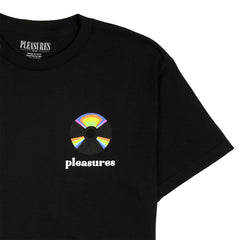 Pleasures Men Spin T-Shirt Black - T-SHIRTS - Canada