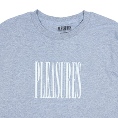 Pleasures Men Stretch LS T-Shirt Heather Grey W043-GRY - T-SHIRTS - Canada