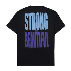 Pleasures Men Strong T-Shirt Black - T-SHIRTS - Canada