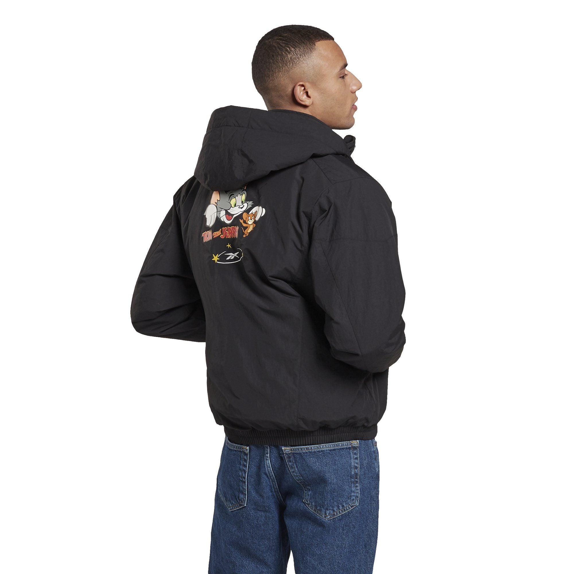 Reebok 'Tom and Jerry' printed jacket, Men's Clothing