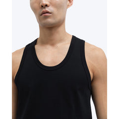 Reigning Champ Men Knit Ringspun Jersey Tank Top Black RC-1072-BLK - TANK TOPS - Canada