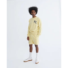 Reigning Champ Men Lt Wt Terry Drop Cap Relaxed Crewneck Citron RC-3795-CIT - SWEATERS - Canada